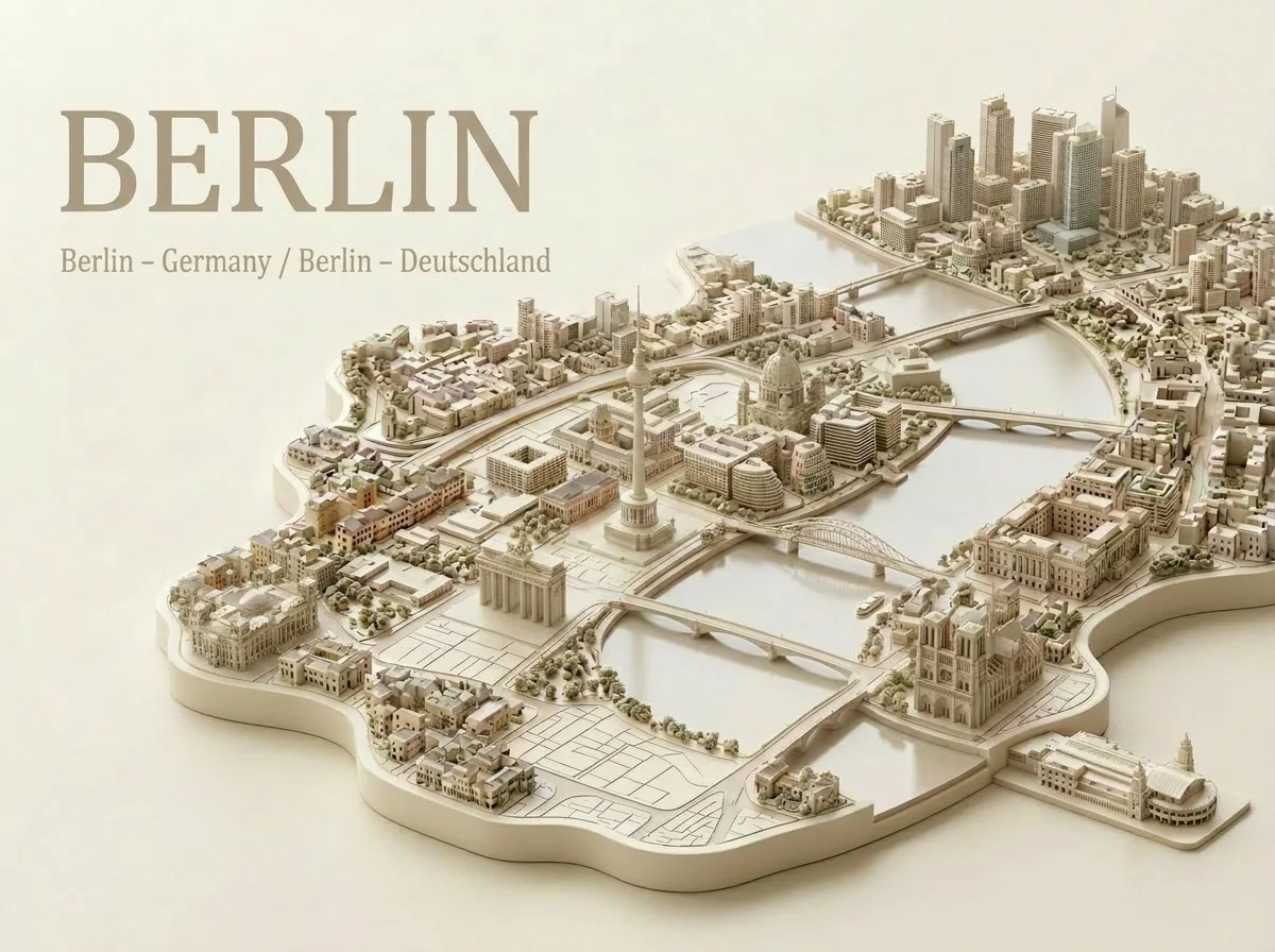 Classic City Scenery Aerial View