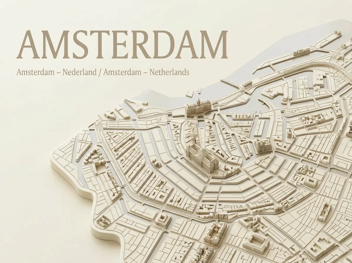 Classic City Scenery Aerial View
