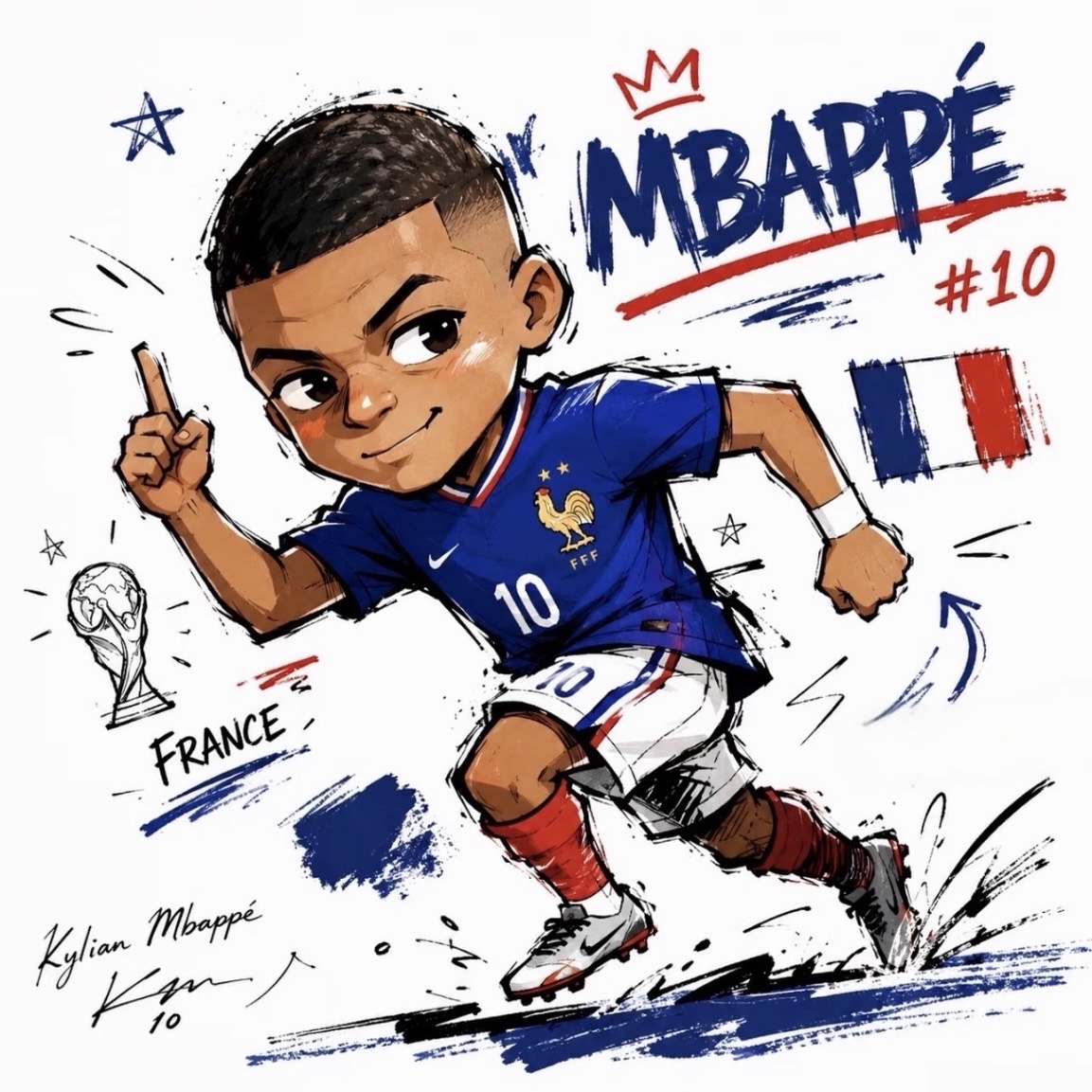 Cute Style Football Star Collection