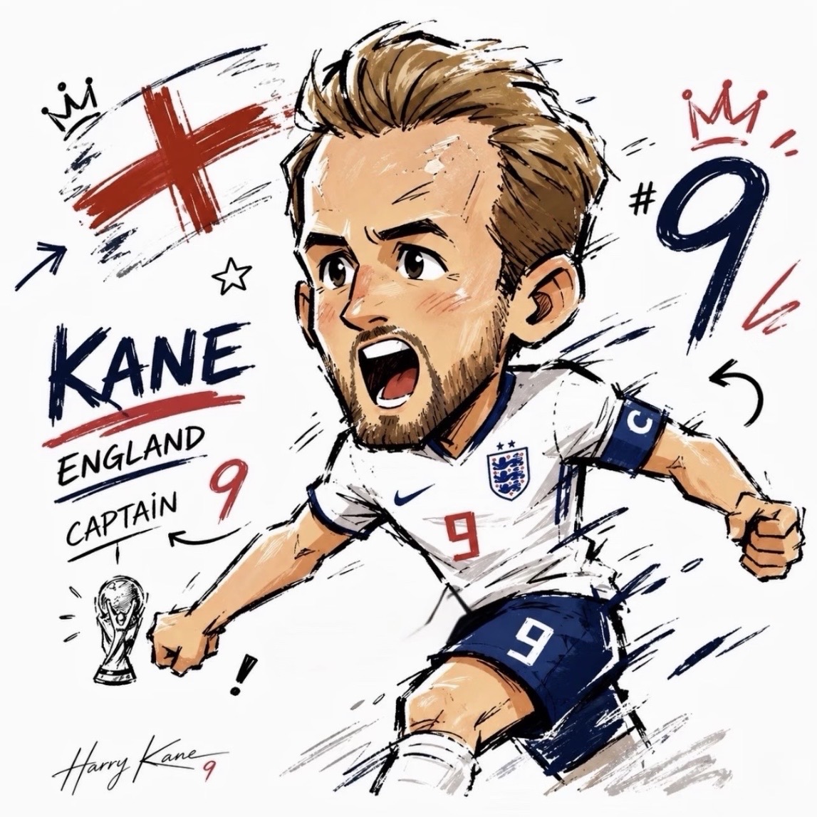 Cute Style Football Star Collection