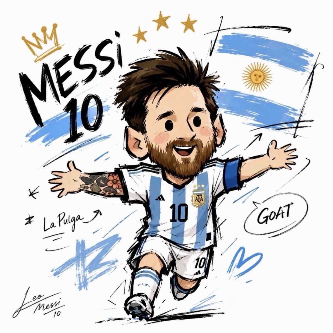 Cute Style Football Star Collection